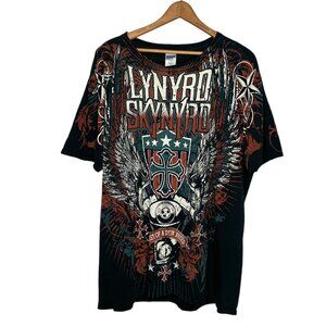 Lynyrd Skynyrd Mens XL Last Of A Dyin' Breed Double Sided Graphic Print Band Tee